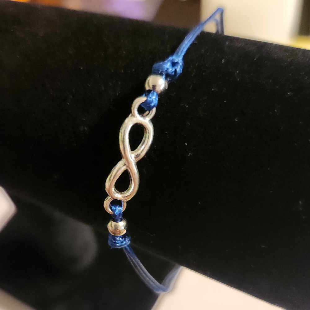 Silver Infinity Charm Bracelet